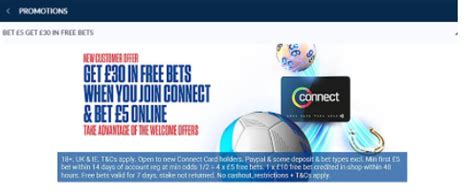 coral 50 pound free bet